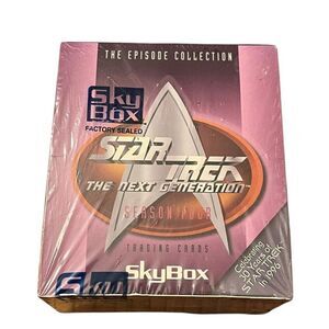 Star Trek The Next Generation Season Four Episode Collection Trading Cards Box